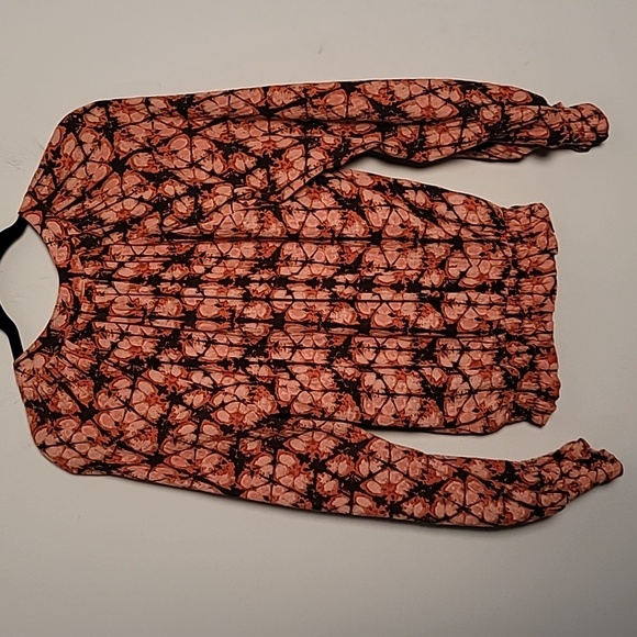 Porridge Elizabeth Smocked Peasant Top Sz S Bohemian - Picture 6 of 7